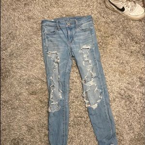 american eagle womens ripped jeans